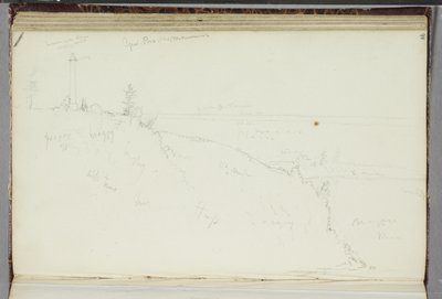 Monumento del Generale Brock, Queenston, Ontario da Thomas Cole